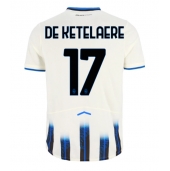 Atalanta Charles De Ketelaere #17 Uit tenue 2025-26 Korte Mouwen