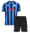 Atalanta Thuis tenue voor kinderen 2025-26 Korte Mouwen (+ broek)