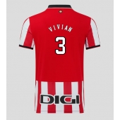 Athletic Bilbao Dani Vivian #3 Thuis tenue 2025-26 Korte Mouwen