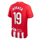 Atletico Madrid Alvaro Morata #19 Thuis tenue 2023-24 Korte Mouwen