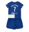 Atletico Madrid Antoine Griezmann #7 Uit tenue voor kinderen 2023-24 Korte Mouwen (+ broek)