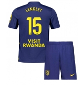 Atletico Madrid Clement Lenglet #15 Uit tenue voor kinderen 2025-26 Korte Mouwen (+ broek)