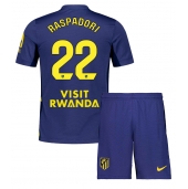 Atletico Madrid Giacomo Raspadori #22 Uit tenue voor kinderen 2025-26 Korte Mouwen (+ broek)