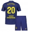 Atletico Madrid Giuliano Simeone #20 Uit tenue voor kinderen 2025-26 Korte Mouwen (+ broek)