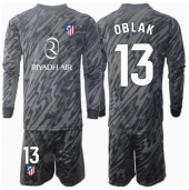 Atletico Madrid Jan Oblak #13 Keeper Thuis tenue voor kinderen 2024-25 Lange Mouwen (+ broek)