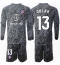 Atletico Madrid Jan Oblak #13 Keeper Thuis tenue voor kinderen 2024-25 Lange Mouwen (+ broek)