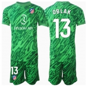 Atletico Madrid Jan Oblak #13 Keeper Uit tenue voor kinderen 2024-25 Korte Mouwen (+ broek)