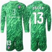 Atletico Madrid Jan Oblak #13 Keeper Uit tenue voor kinderen 2024-25 Lange Mouwen (+ broek)
