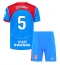 Atletico Madrid Johnny Cardoso #5 Derde tenue voor kinderen 2025-26 Korte Mouwen (+ broek)