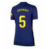 Atletico Madrid Johnny Cardoso #5 Uit tenue voor Dames 2025-26 Korte Mouwen