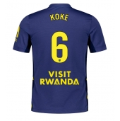 Atletico Madrid Koke #6 Uit tenue 2025-26 Korte Mouwen