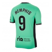 Atletico Madrid Memphis Depay #9 Derde tenue 2023-24 Korte Mouwen