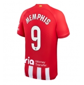 Atletico Madrid Memphis Depay #9 Thuis tenue 2023-24 Korte Mouwen