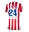 Atletico Madrid Robin Le Normand #24 Thuis tenue voor Dames 2025-26 Korte Mouwen