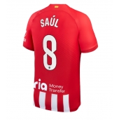 Atletico Madrid Saul Niguez #8 Thuis tenue 2023-24 Korte Mouwen