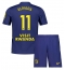 Atletico Madrid Thiago Almada #11 Uit tenue voor kinderen 2025-26 Korte Mouwen (+ broek)