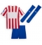 Atletico Madrid Thuis tenue voor kinderen 2025-26 Korte Mouwen (+ broek)