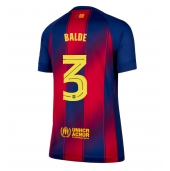 Barcelona Alejandro Balde #3 Thuis tenue voor Dames 2025-26 Korte Mouwen