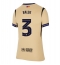 Barcelona Alejandro Balde #3 Uit tenue voor Dames 2025-26 Korte Mouwen