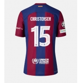Barcelona Andreas Christensen #15 Thuis tenue 2023-24 Korte Mouwen