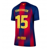 Barcelona Andreas Christensen #15 Thuis tenue voor Dames 2025-26 Korte Mouwen