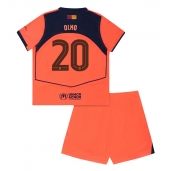 Barcelona Dani Olmo #20 Derde tenue voor kinderen 2025-26 Korte Mouwen (+ broek)