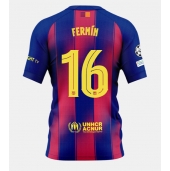 Barcelona Fermin Lopez #16 Thuis tenue 2025-26 Korte Mouwen