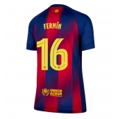 Barcelona Fermin Lopez #16 Thuis tenue voor Dames 2025-26 Korte Mouwen