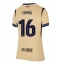 Barcelona Fermin Lopez #16 Uit tenue voor Dames 2025-26 Korte Mouwen