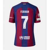 Barcelona Ferran Torres #7 Thuis tenue 2023-24 Korte Mouwen