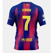 Barcelona Ferran Torres #7 Thuis tenue 2025-26 Korte Mouwen
