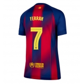 Barcelona Ferran Torres #7 Thuis tenue voor Dames 2025-26 Korte Mouwen