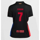 Barcelona Ferran Torres #7 Uit tenue voor Dames 2024-25 Korte Mouwen