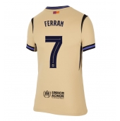 Barcelona Ferran Torres #7 Uit tenue voor Dames 2025-26 Korte Mouwen