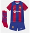 Barcelona Ilkay Gundogan #22 Thuis tenue voor kinderen 2023-24 Korte Mouwen (+ broek)
