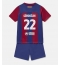 Barcelona Ilkay Gundogan #22 Thuis tenue voor kinderen 2023-24 Korte Mouwen (+ broek)