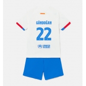 Barcelona Ilkay Gundogan #22 Uit tenue voor kinderen 2023-24 Korte Mouwen (+ broek)