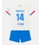 Barcelona Joao Felix #14 Uit tenue voor kinderen 2023-24 Korte Mouwen (+ broek)