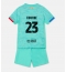 Barcelona Jules Kounde #23 Derde tenue voor kinderen 2023-24 Korte Mouwen (+ broek)