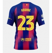 Barcelona Jules Kounde #23 Thuis tenue 2025-26 Korte Mouwen