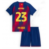 Barcelona Jules Kounde #23 Thuis tenue voor kinderen 2025-26 Korte Mouwen (+ broek)
