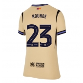 Barcelona Jules Kounde #23 Uit tenue voor Dames 2025-26 Korte Mouwen