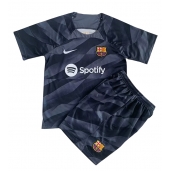 Barcelona Keeper Uit tenue voor kinderen 2023-24 Korte Mouwen (+ broek)
