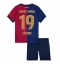 Barcelona Lamine Yamal #19 Thuis tenue voor kinderen 2024-25 Korte Mouwen (+ broek)