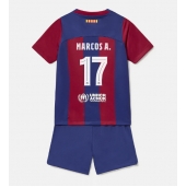 Barcelona Marcos Alonso #17 Thuis tenue voor kinderen 2023-24 Korte Mouwen (+ broek)