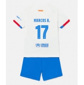 Barcelona Marcos Alonso #17 Uit tenue voor kinderen 2023-24 Korte Mouwen (+ broek)