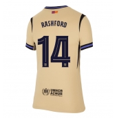 Barcelona Marcus Rashford #14 Uit tenue voor Dames 2025-26 Korte Mouwen