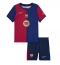 Barcelona Paez Gavi #6 Thuis tenue voor kinderen 2024-25 Korte Mouwen (+ broek)
