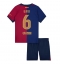 Barcelona Paez Gavi #6 Thuis tenue voor kinderen 2024-25 Korte Mouwen (+ broek)