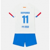 Barcelona Raphinha Belloli #11 Uit tenue voor kinderen 2023-24 Korte Mouwen (+ broek)